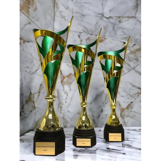 Havana Gold & Green Blade Trophy