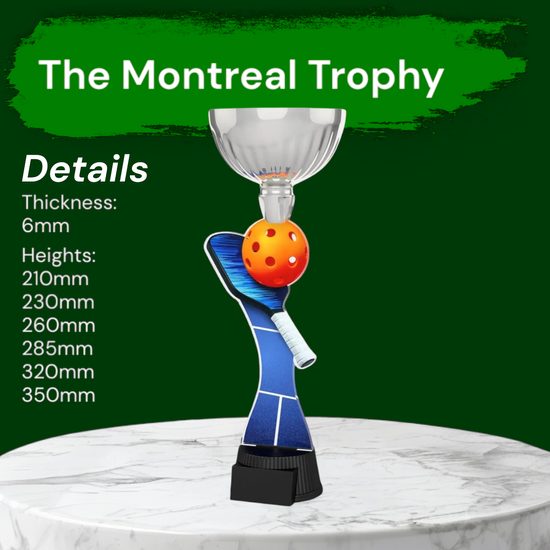 Montreal Pickleball Silver Cup Trophy