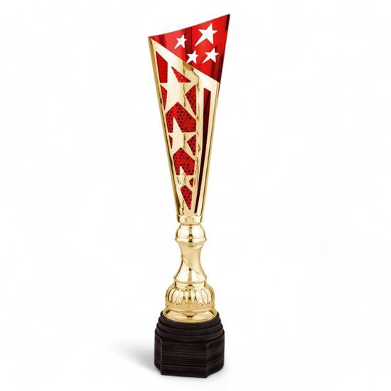 Nero Gold Red Trophy Cone Star Cup