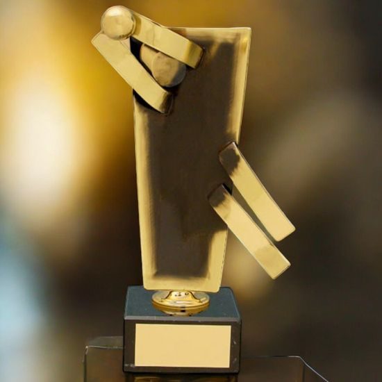 Murcia Football Goalkeeper Metal Trophy