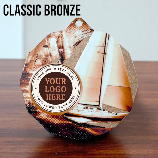 Dodeca Sailing Stainless Steel Logo Insert Medal