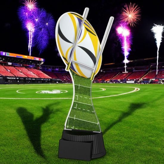 Toronto Rugby Ball and Goal Trophy