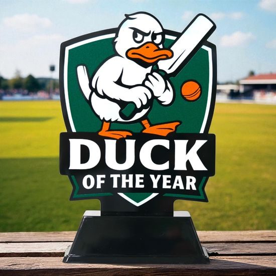 Pavilion Duck of the Year Cricket Trophy