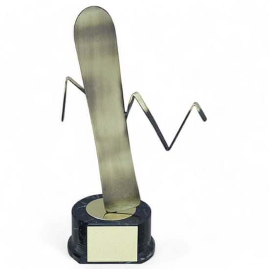 Ibarra Snowboarding Handmade Metal Trophy