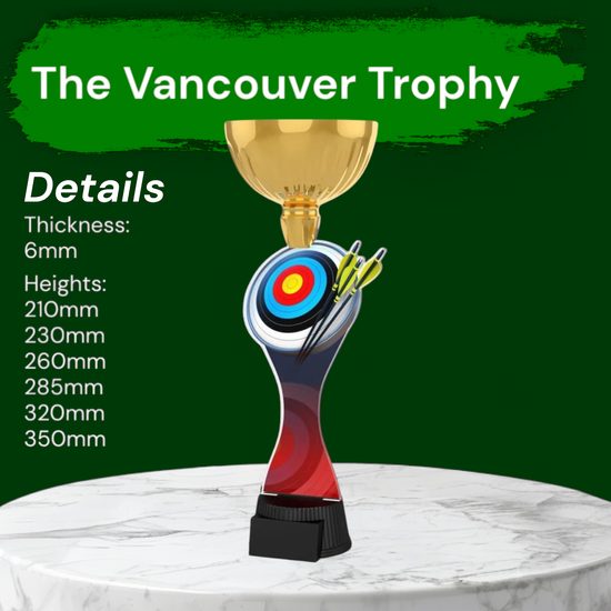 Vancouver Archery Target Gold Cup Trophy