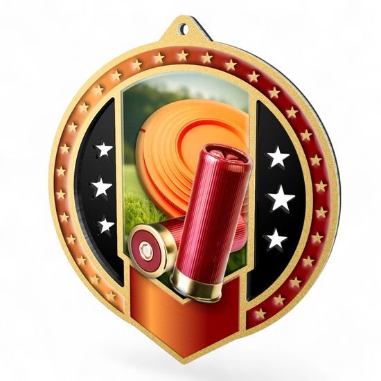 Sentinel Clay Pigeon Stainless Steel Medal