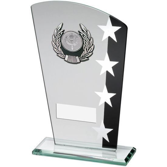Starburst Jade Crystal Star Logo Insert Award