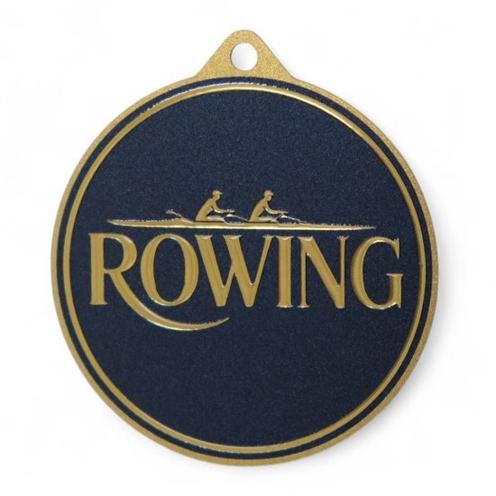 Quantum Rowing Stainless Steel Medal