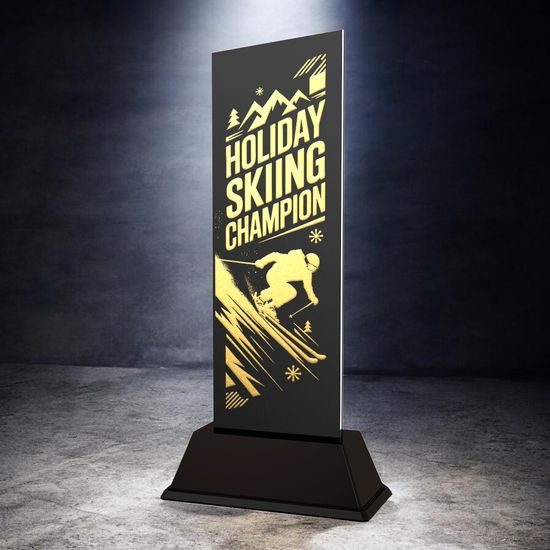 Shadowline Holiday Skiing Champion Trophy – Stainless Steel Award