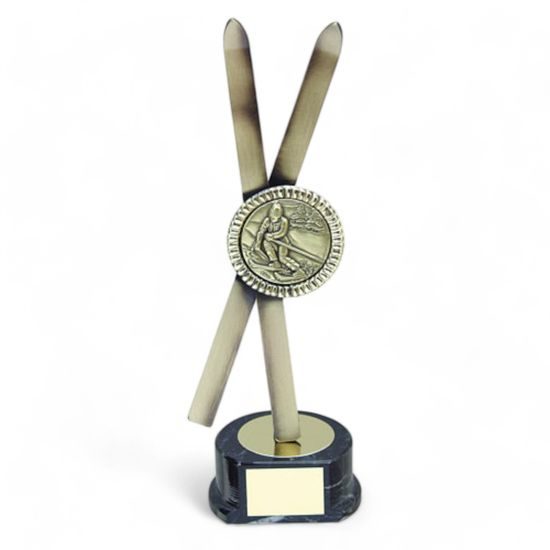 Ibarra Skiing Handmade Metal Trophy