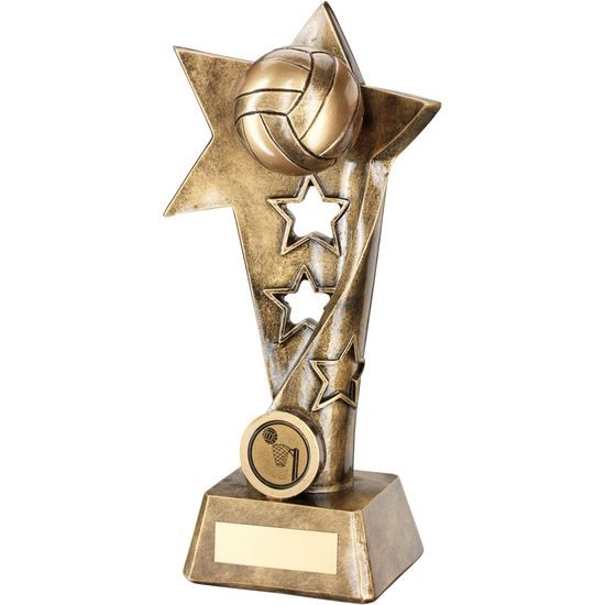 Netball 3D Star Trophy