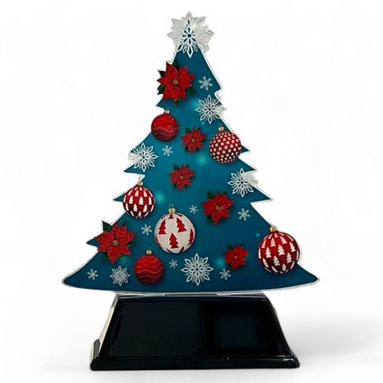 Festive Christmas Tree Trophy