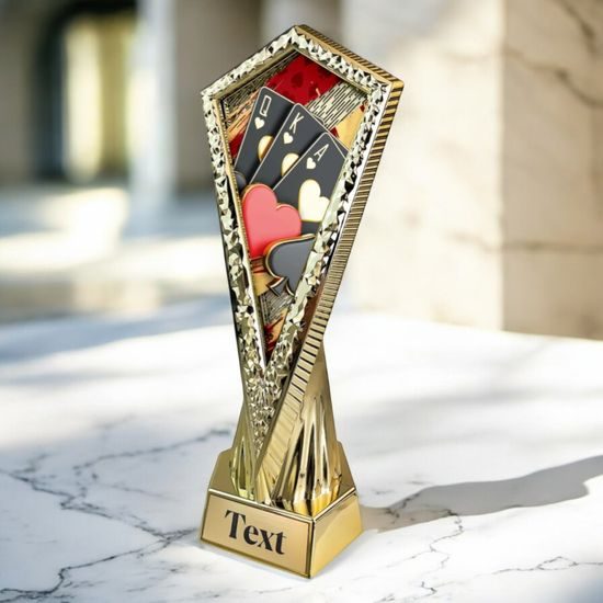 Apex Heavyweight Poker Cards Trophy
