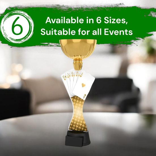 Vancouver Classic Playing Cards Gold Cup Trophy