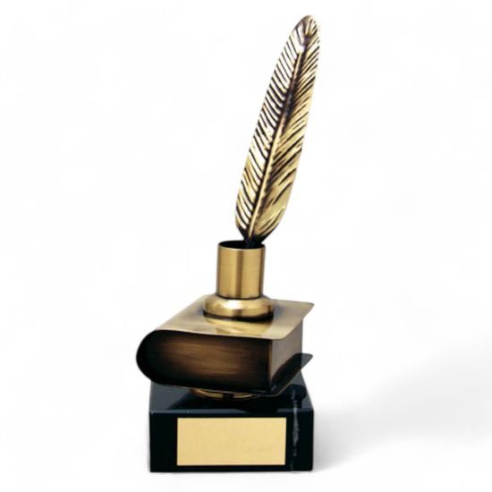 Tolstoy Literature Handmade Metal Trophy