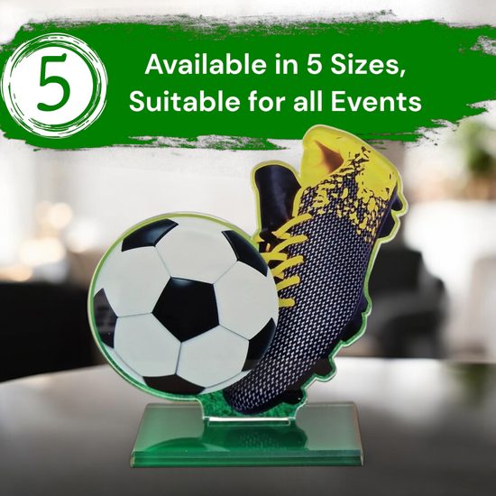 Cannes Football Ball & Boot Trophy