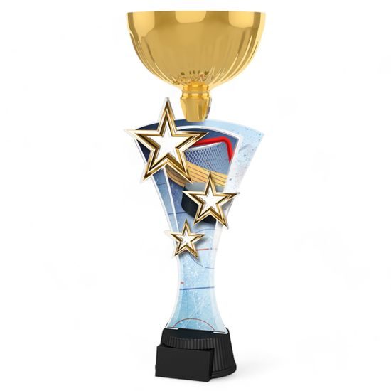 Triple Star Ice Hockey Gold Trophy Cup
