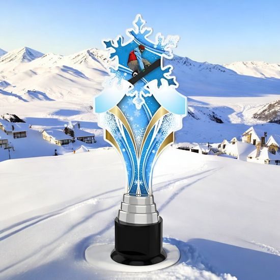 Verbier Snowboarding Snowflake Trophy