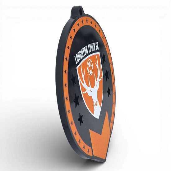 Custom Made Black Acrylic Club Logo Superstars Medal