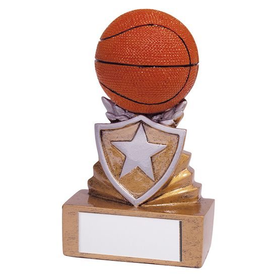 Mini Shield Basketball Trophy