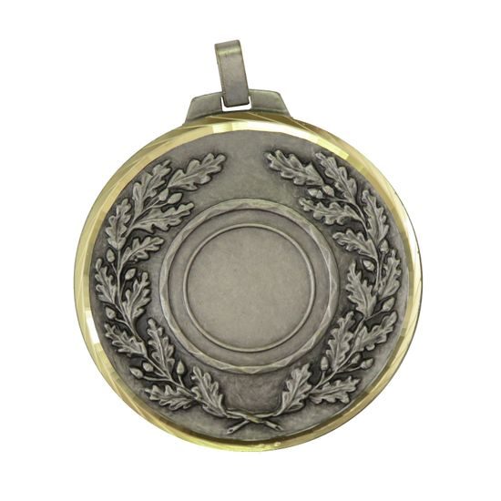 Circlet Logo Insert Silver Brass Medal