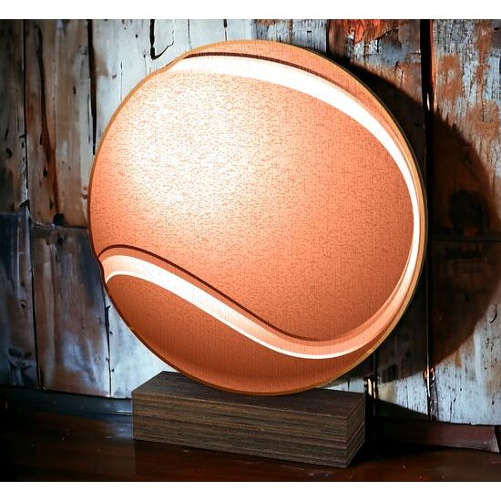 Sierra Classic Tennis Ball Real Wood Trophy