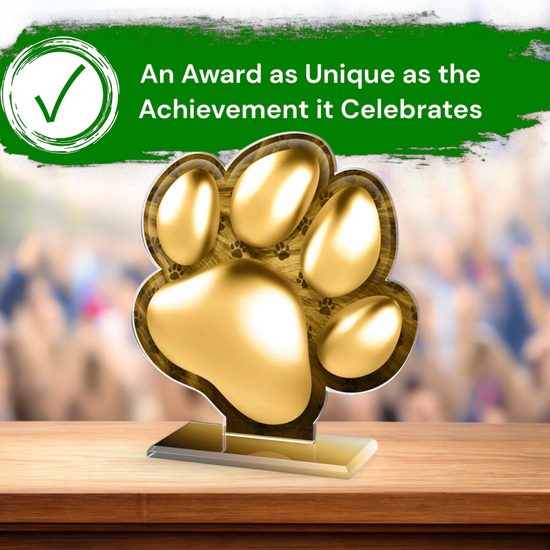 Cannes Classic Dog Paw Trophy