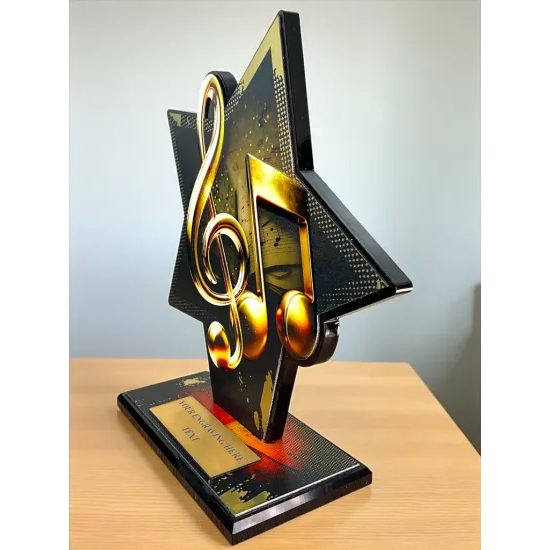 Liano Metal & Acrylic Star Music Trophy
