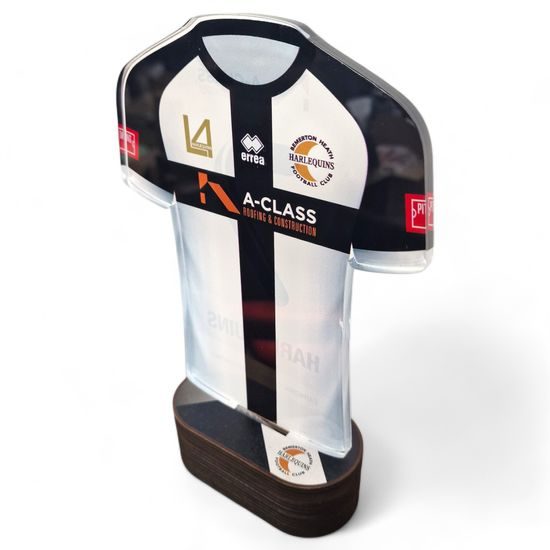 Maxi Sports Shirt Custom Made Acrylic Award