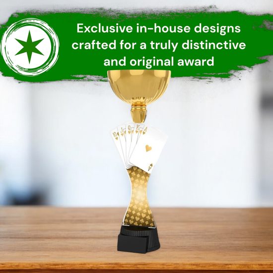 Vancouver Classic Playing Cards Gold Cup Trophy