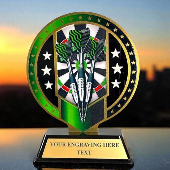 Sentinel Stainless Steel Darts Trophy