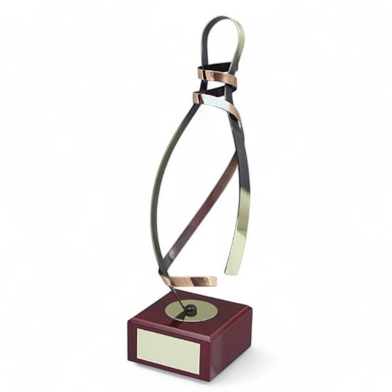 Leon Tenpin Bowling Handmade Metal Trophy