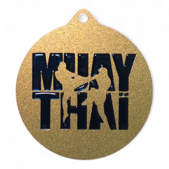 Quantum Muay Thai Stainless Steel Medal