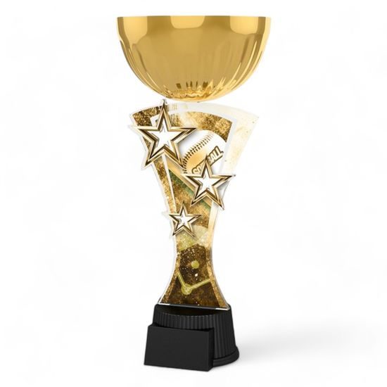 Triple Star Classic Softball Gold Trophy Cup