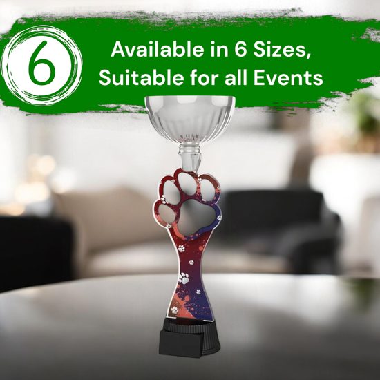 Montreal Dog Paw Silver Cup Trophy