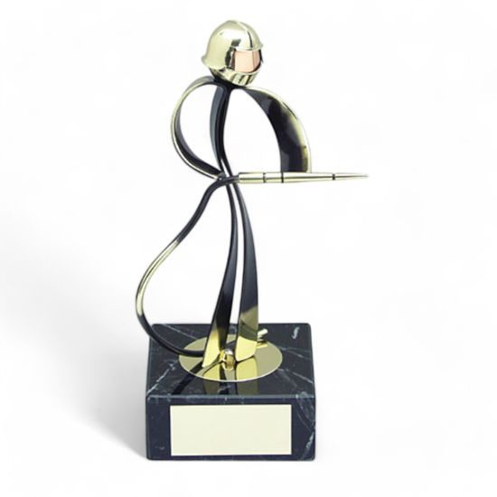 Galicia Firefighter Handmade Metal Trophy