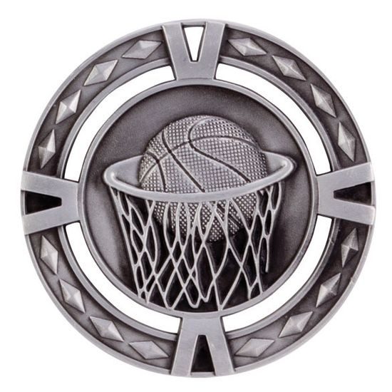 V-Tech Basketball Silver Medal 60mm