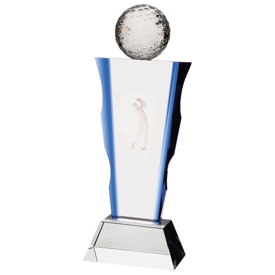 Celestial Crystal Golf Trophy