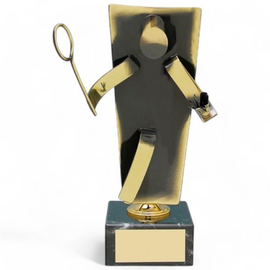 Murcia Badminton Handmade Metal Trophy