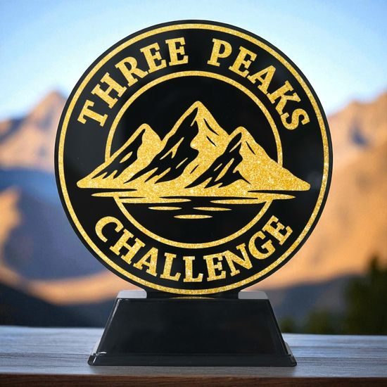 Quantum 3 Peaks Challenge Trophy