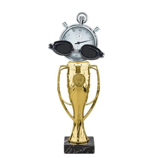 Verona Swimming Goggles and Stopwatch Trophy