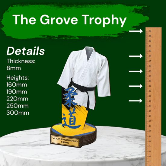 Grove Kimono Real Wood Trophy