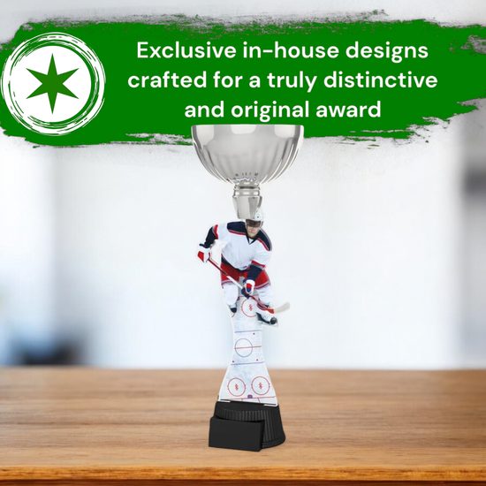 Montreal Ice Hockey Player Silver Cup Trophy