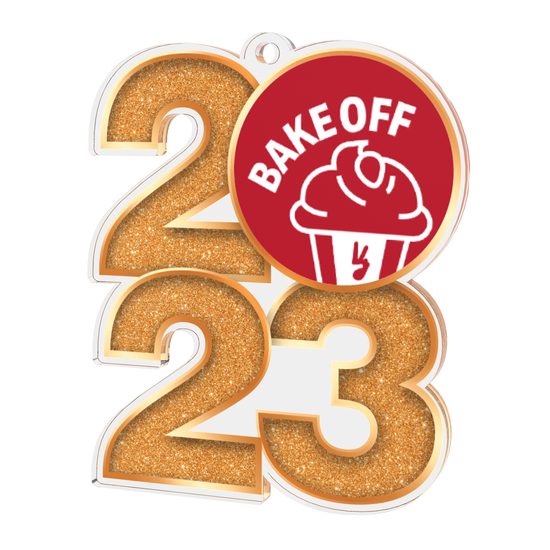 Bake Off 2023 Acrylic Medal