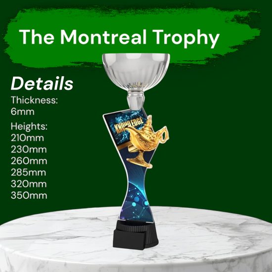 Montreal Magic Lamp Quiz Silver Cup Trophy