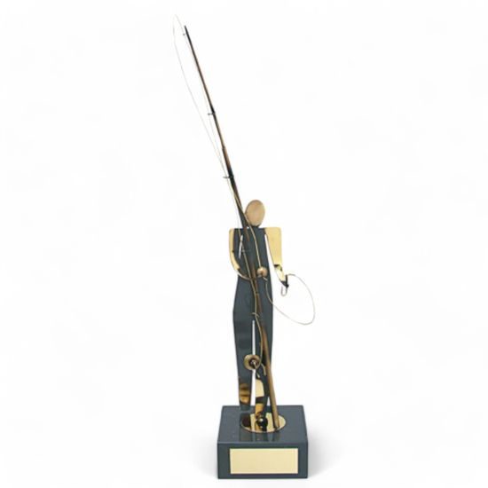 Galicia Fishing Handmade Metal Trophy