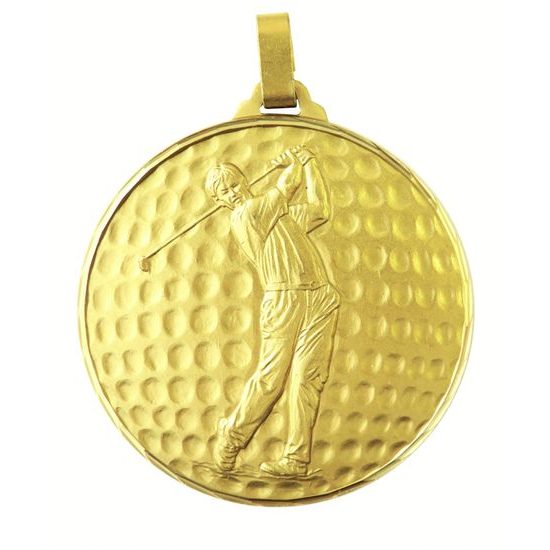 Diamond Edged Male Golf Ball Gold Medal