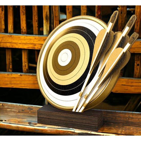 Sierra Classic Archery Real Wood Trophy