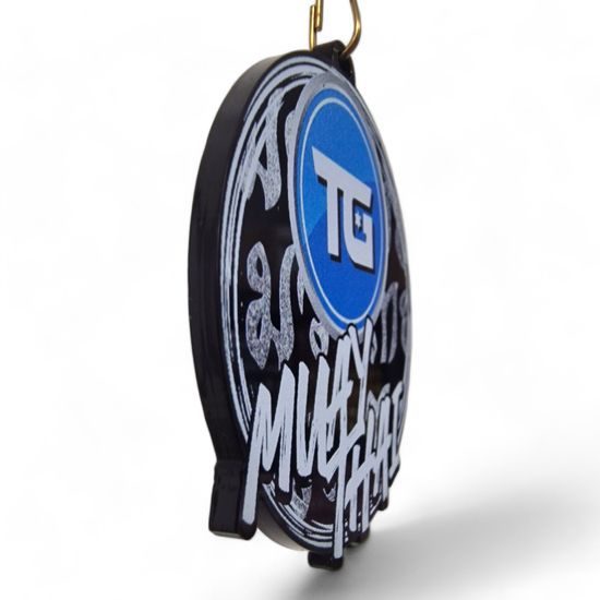 Giant Karate Black Acrylic Logo Medal