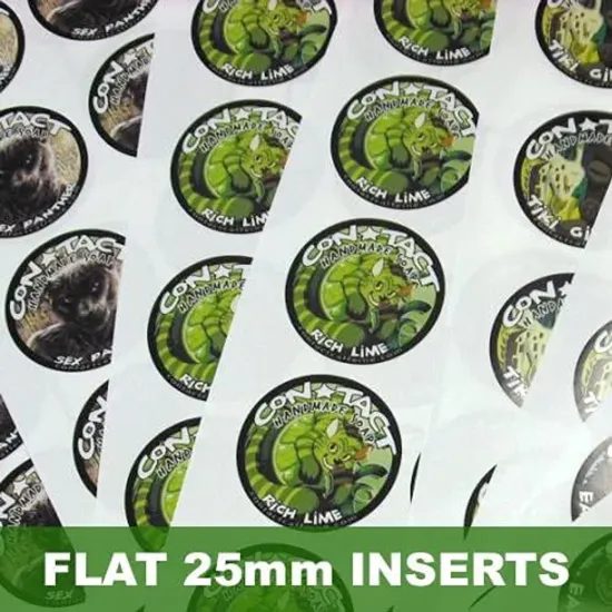 Mini Green Satin Feel Logo Rosette